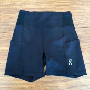On Running Black Shorts